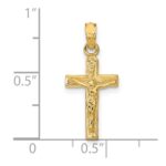 14k Crucifix Pendant - Image 3