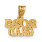 14k Polished 2025 GRAD Charm - Image 2