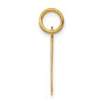 14k Small Elongated Number 31 Charm - Image 2