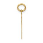 14k Medium Polished Number 47 Charm - Image 2