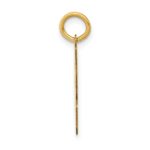 14k Small Polished Number 63 Charm - Image 2
