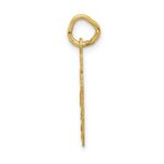 14k Small Satin Number 40 Charm - Image 2
