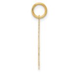 14k Plain Polished Small Boy Charm - Image 2