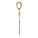 14k Polished Solid Saint Joseph Medal Oval Pendant - Image 2