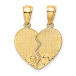 14k BIG SISTER-LITTLE SISTER 2-Piece Break-apart Charm - Image 3