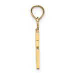 14k Polished Number 16 Pendant - Image 2