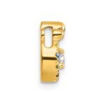 14k 5 Birthstone and Dia Mother/Child Chain Slide Semi-mount - Image 3