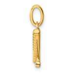 14k Twisted .05 ct. Diamond Initial Z Charm - Image 2