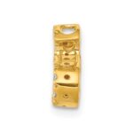 10K  Diamond Letter S Initial Charm - Image 2