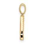 10K Diamond Letter L Initial Pendant - Image 3