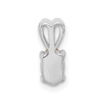 Sterling Silver Rhodium-plated Citrine Pendant - Image 4