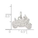 Sterling Silver Motorcycle Charm - Image 4
