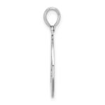 De-Ani Sterling Silver Rhodium-plated Polished Cape Cod Cut-Out Pendant - Image 2