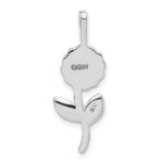 Sterling Silver Rose Pendant - Image 4