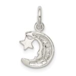 Sterling Silver Moon & Star Charm - Image 4