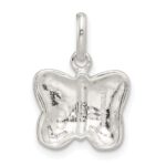 Sterling Silver Polished Enameled Butterfly w/Ladybug Pendant - Image 4