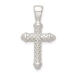 Sterling Silver Polished Cross Pendant