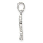 Sterling Silver Polished Menorah Pendant - Image 2