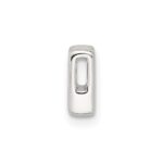 Sterling Silver E-coated Letter M Slide Charm - Image 2