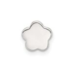 Sterling Silver E-coated Flower Slide Charm - Image 3