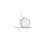 Sterling Silver E-coated Flower Slide Charm - Image 4