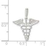Sterling Silver Caduceus Charm - Image 3