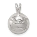 Sterling Silver Baseball Charm