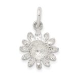 Sterling Silver Floral Charm - Image 4
