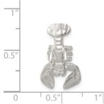 Sterling Silver Lobster Chain Slide Charm - Image 3