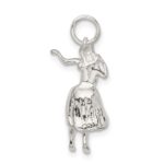 Sterling Silver Hula Dancer Charm - Image 4