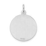 Sterling Silver Rhodium-plated Happy Anniversary Disc Charm - Image 3