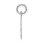 Sterling Silver Rhodium-plated Holy Communion Disc Charm - Image 2