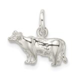 Sterling Silver Cow Charm - Image 3