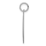 Sterling Silver Rhodium-plated Collie Disc Charm - Image 2