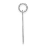 Sterling Silver Rhodium-plated Lhasa Apso Disc Charm - Image 2