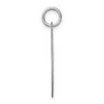 Sterling Silver Rhodium-plated West Highland Terrier Disc Charm - Image 2