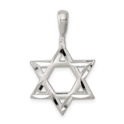 Sterling Silver Star of David Charm