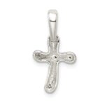 Sterling Silver Tiny Freeform Cross Charm - Image 3