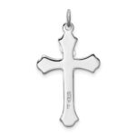 Sterling Silver Platinum-plated & Vermeil Crucifix Pendant - Image 4