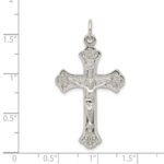 Sterling Silver INRI Crucifix Pendant - Image 3