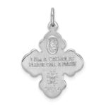 Sterling Silver Platinum-plated & Vermeil 4-way Medal - Image 4