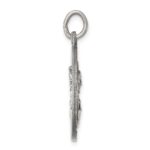 Sterling Silver Antiqued Queen of the Holy Scapular Medal - Image 2