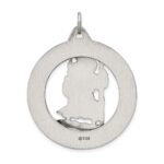 Sterling Silver Antiqued St. Christopher Medal - Image 4
