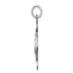 Sterling Silver Antiqued Saint Florian Badge Medal - Image 2