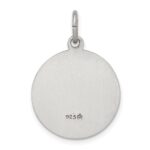 Sterling Silver Antiqued St. Peregrine Medal - Image 3
