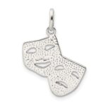 Sterling Silver Comedy/Tragedy Charm - Image 4
