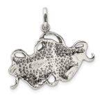 Sterling Silver Antiqued Comedy/Tragedy Charm - Image 4