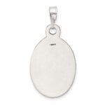 Sterling Silver Antiqued Masonic Pendant - Image 4