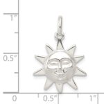 Sterling Silver Sun Charm - Image 3