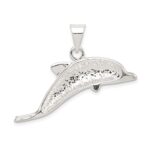 Sterling Silver Dolphin Pendant - Image 4